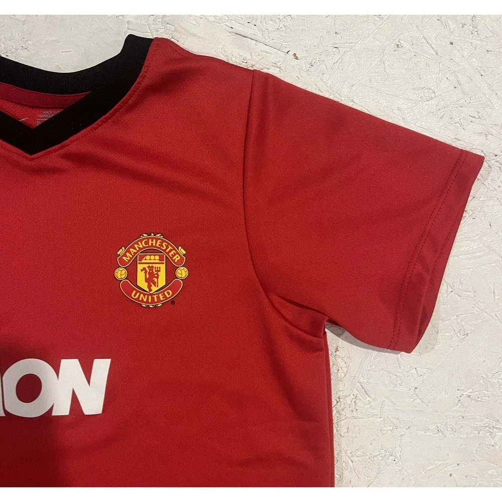 MANCHESTER UNITED 2013 2014 HOME FOOTBALL SHIRT SOCCER JERSEY Size Youth XL Boys